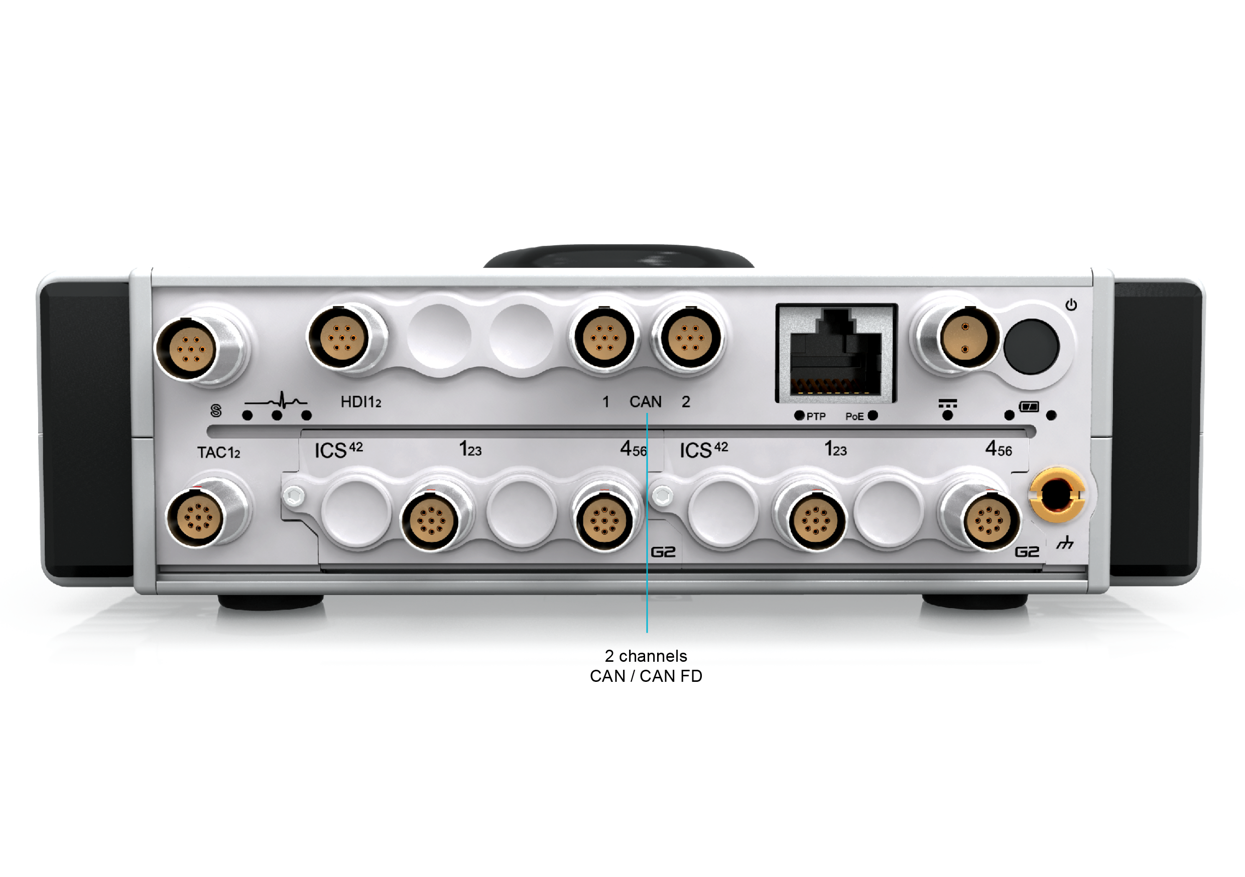Built-in CAN and CAN FD Channels