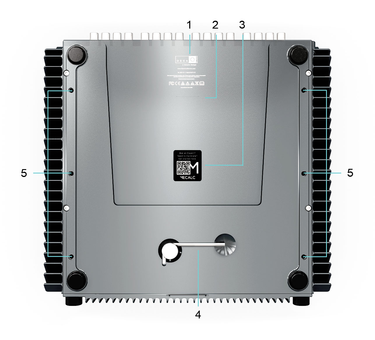 DECAQ 3-slot Bottom View