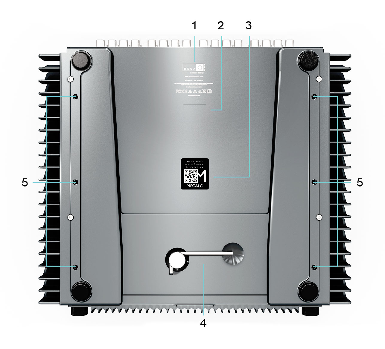 DECAQ 4-slot Bottom View