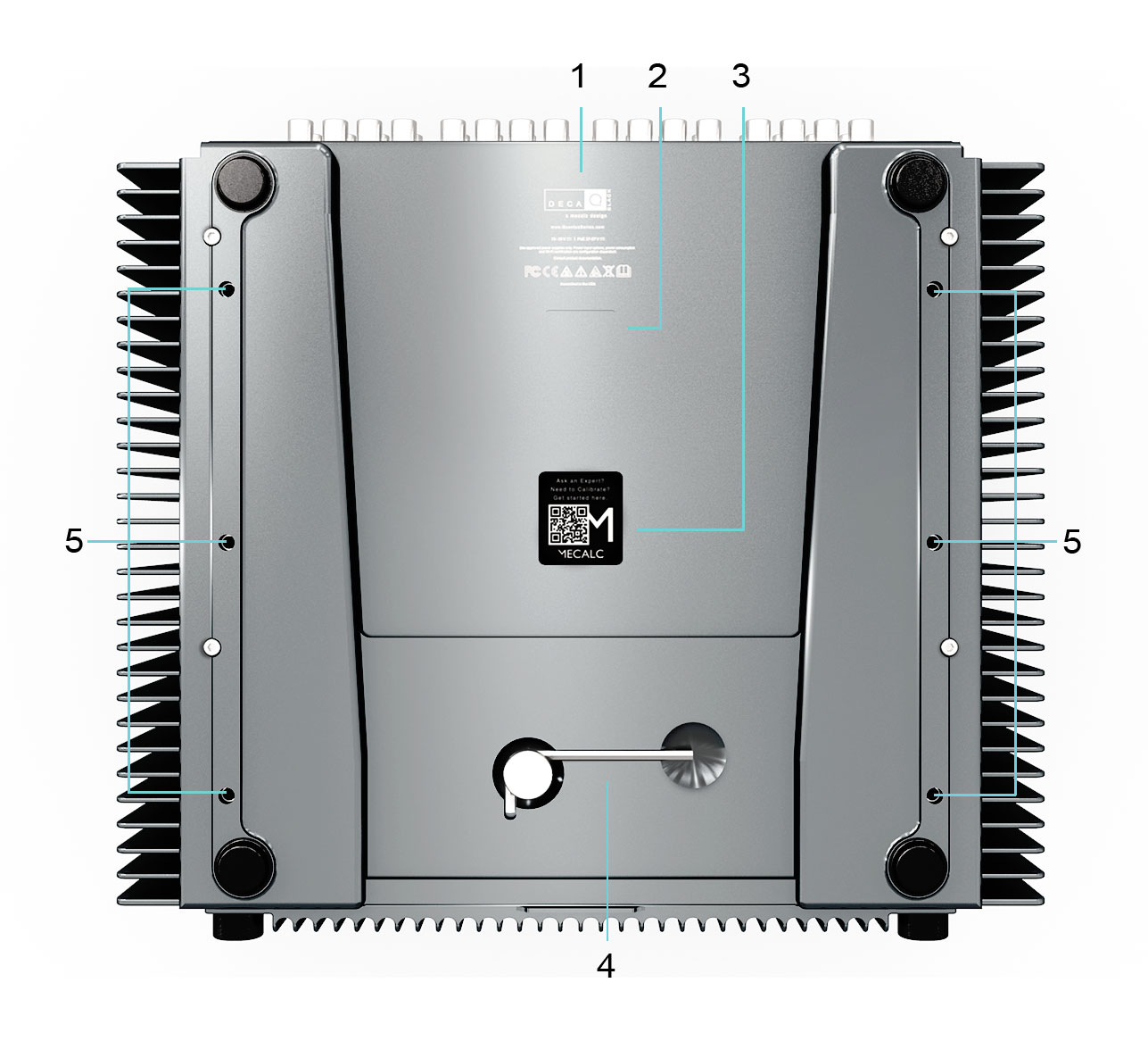 DECAQ 6-slot Bottom View