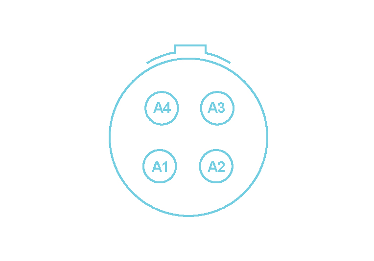 Pinouts for the first 4-pin LEMO®